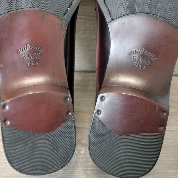 GH Bass Weejun Shoes Women 8.5 Brown Leather Winny Slip On Kiltie Tassled Loafer - Picture 11 of 12